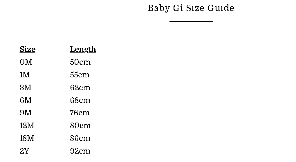 Tabla de Equivalencias de Tallas